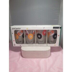 LUMINARC Pool Parlor Pub Pint Glasses 16 oz~~Set of 4~~NIB